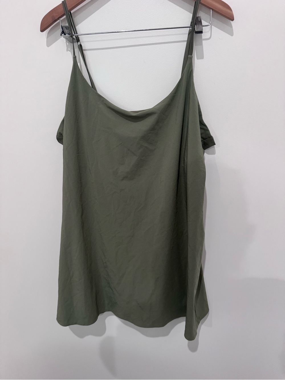 Abercrombie & Fitch Olive Green Slip Dress